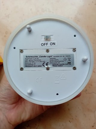 Candela LED Sunny trend energia solare