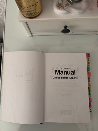Diccionario Manual Griego. Griego clásico-Españ...