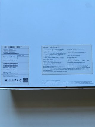 MacBook Pro 13 2017 512GB Touch Bar + Accesorios