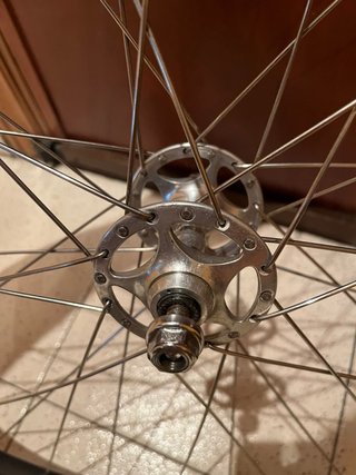Rueda Campagnolo C-Record Pista 650c Sheriff Star