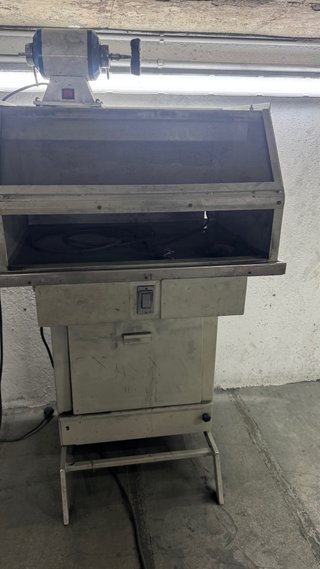 Mesa de pulidora industrial