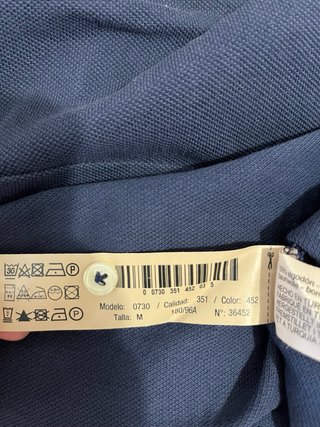 Polo Massimo Dutti azul marino hombre