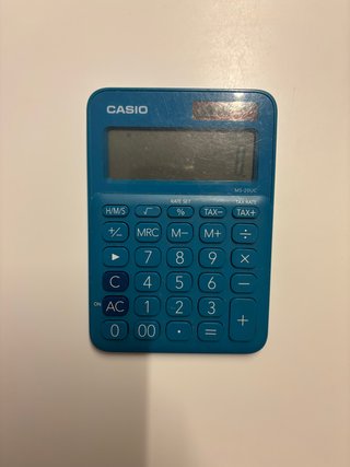 Calculadora Casio MS-20UC azul