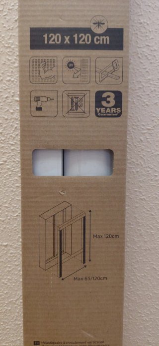 Mosquitera enrollable vertical aluminio