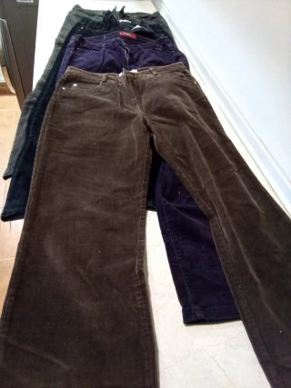 Pantalones de pana mujer