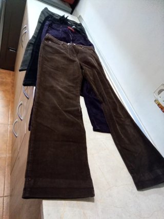 Pantalones de pana mujer