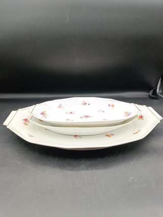 Set 3 bandejas porcelana francesa