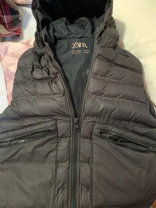 Plumífero Zara niña negro talla 13-14