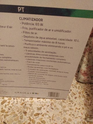 Climatizador Orbegozo AIR 52 con humidificador