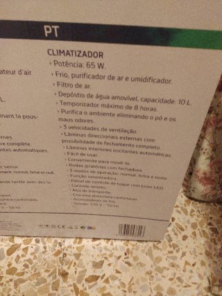 Climatizador Orbegozo AIR 52 con humidificador