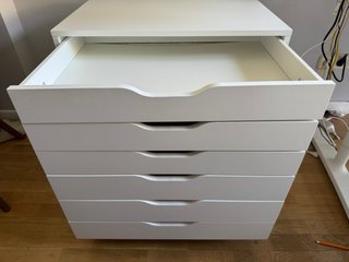 Cajonera con ruedas Ikea blanca
