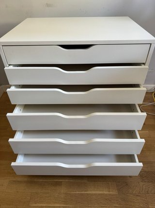 Cajonera con ruedas Ikea blanca
