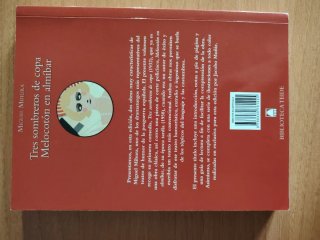 Libro Tres sombreros de copa y Melocotón en almiba