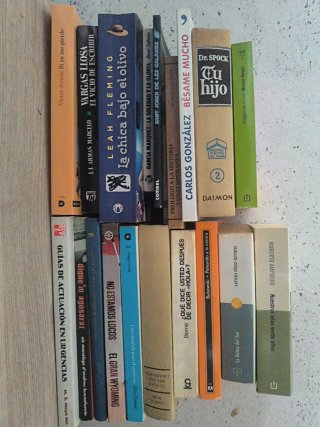 Lote libros variados (Bukowski, Reverte, Vargas Ll