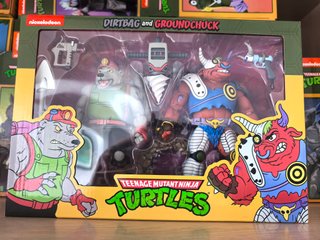 DIRTBAG Y GROUNDCHUCK NECA TORTUGAS NINJA TMNT