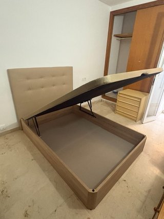 Base Cama con Almacenamiento