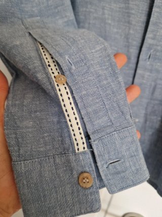 Camisa Pull&Bear cuello mao talla S