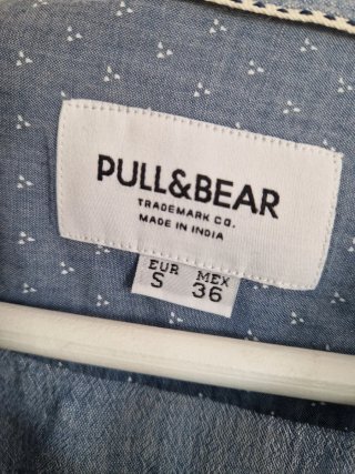 Camisa Pull&Bear cuello mao talla S