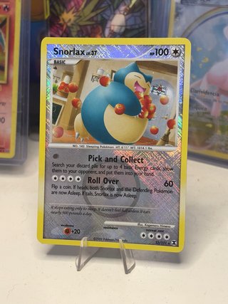 Carta Pokémon Snorlax Pokeball vintage