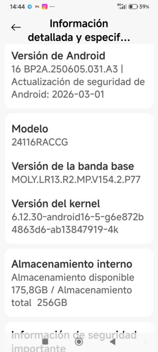 Xiaomi Redmi Note 14 Pro Negro