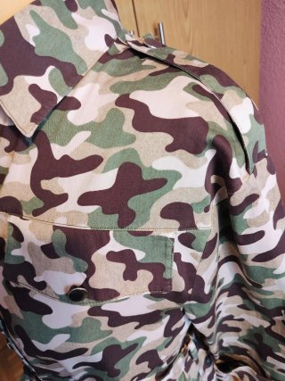 Vestido Zara camuflaje