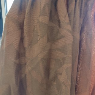 Cortinas con estampado vegetal