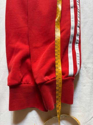 Pantaloni tuta Adidas ragazzo rosso