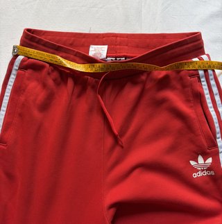 Pantaloni tuta Adidas ragazzo rosso