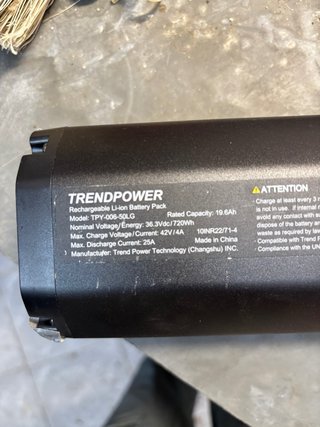 Batería Yamaha Trendpower 720Wh Haibike
