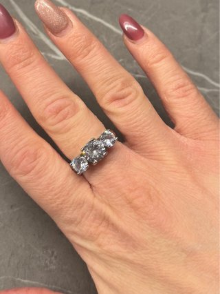 Anello Argento 925 Zirconi
