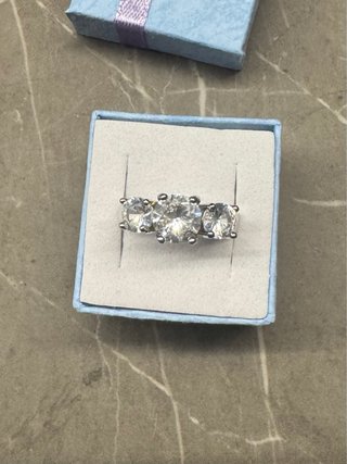 Anello Argento 925 Zirconi