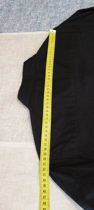 Camisa negra manga larga mujer
