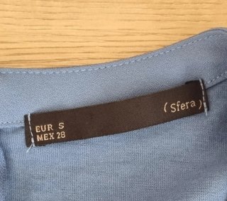 Blusa Sfera azul talla S