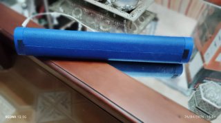 Altavoz azul nuevo