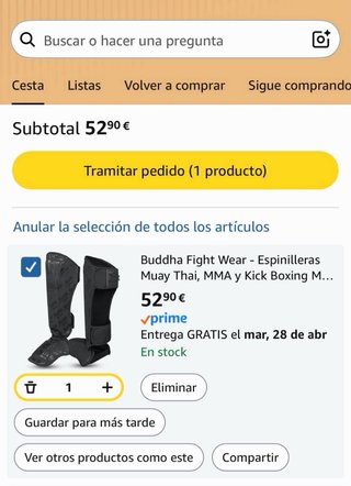 Espinilleras Buddha Muay Thai/Kick Boxing/MMA