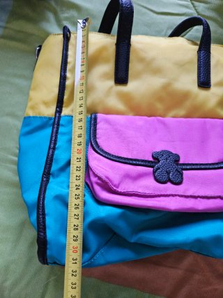 Bolso Tous Mujer Rosa, Turquesa y Amarillo