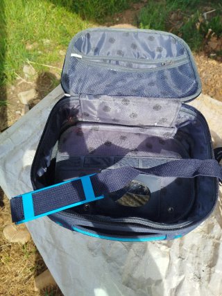 Neceser de viaje azul