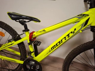 Bicicleta MTB Monty 26 Negra y Amarilla