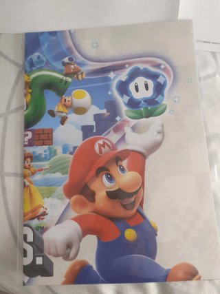 Póster Mario Luigi Super Mario Bros cromos Galaxy
