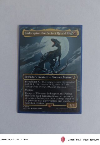 Indoraptor, the Perfect Hybrid Magic Card