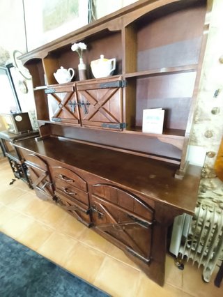 Mueble comedor rústico madera