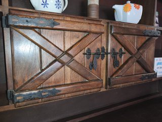 Mueble comedor rústico madera