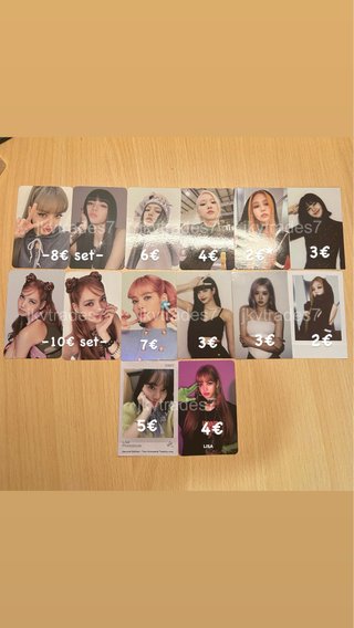 Blackpink Photocards
