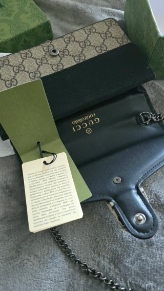 Borsetta Gucci Dionysus con catena