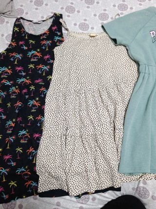Lote 3 vestidos niña verano