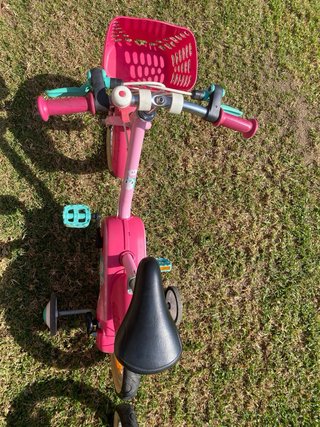 Bicicletas niña 14 con ruedines