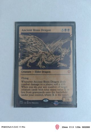 Magic Ancient Brass Dragon CLB 7/6
