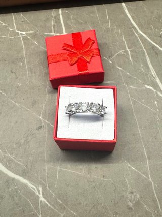 Anello Argento 925 Zirconi