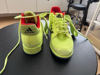 Zapatillas Adidas Halterofilia Amarillas