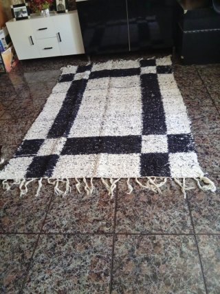 Jarapa a quadri bianco e nero